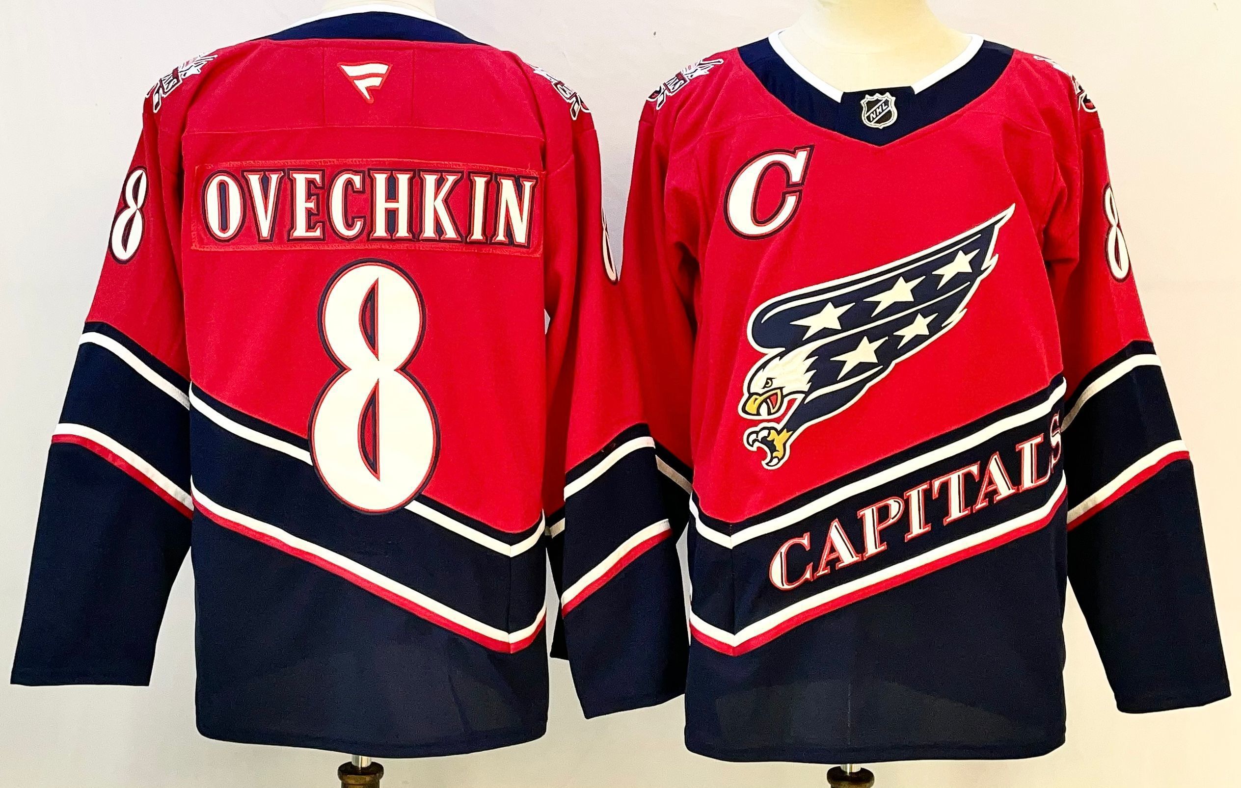 Men Washington Capitals #8 Ovechkin Red 2026 Adidias NHL Jersey style 001